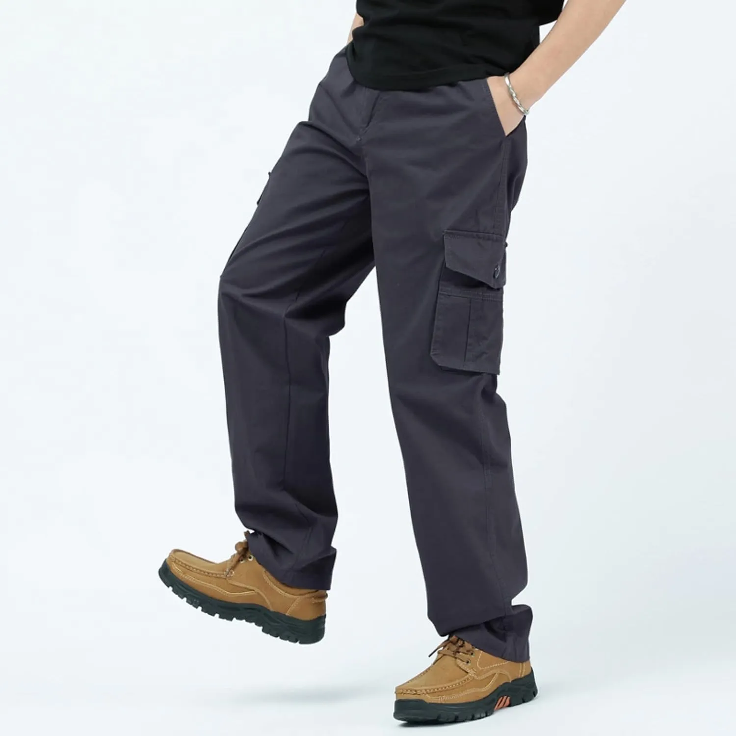 Mens Sweatpants with Pockets Open Bottom Yoga Pants for Men Lounge Pants for Athletic Workout Casual Men's Sweatpants