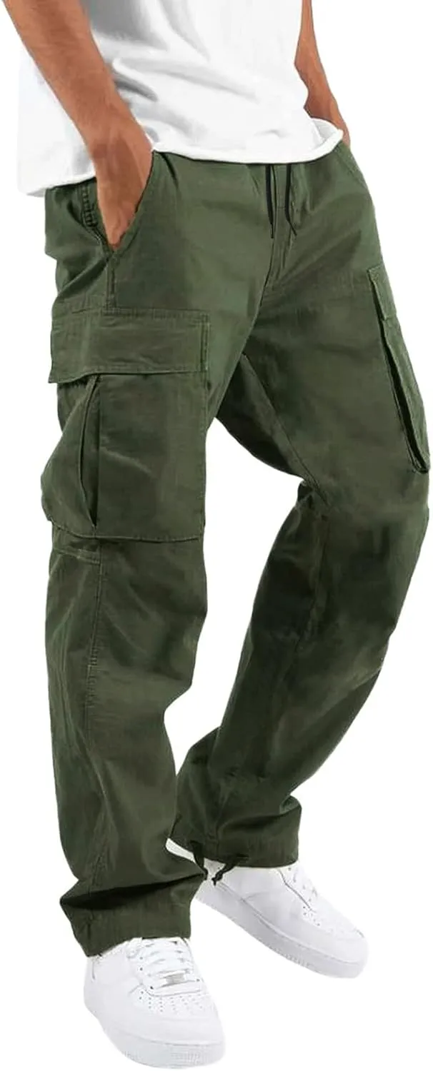Mens Sweatpants with Pockets Sweatpants Thicken Active Jogging Workout Trousers Casual Cargo Pants Sweatpants for Men