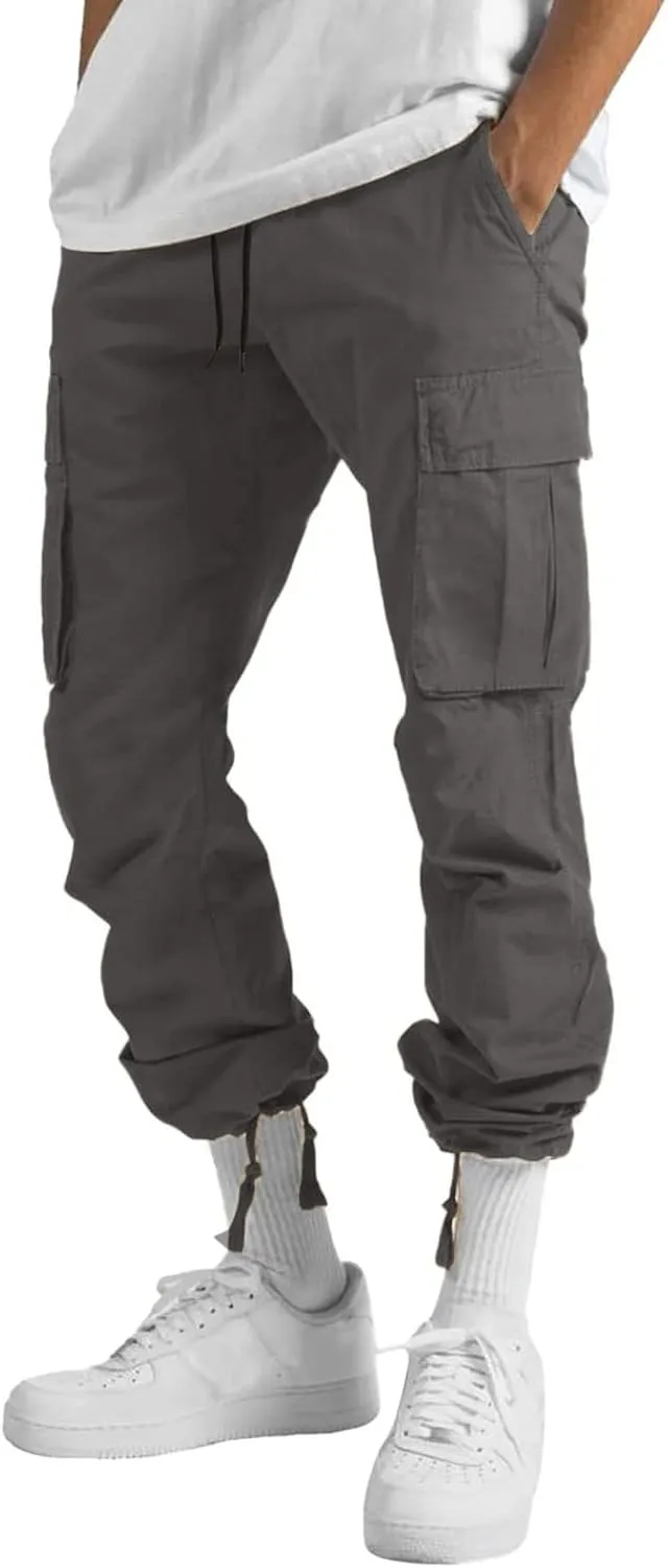 Mens Sweatpants with Pockets Sweatpants Thicken Active Jogging Workout Trousers Casual Cargo Pants Sweatpants for Men