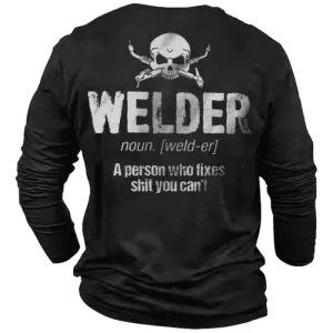 Men's Welder Cotton Long Sleeve T-Shirt