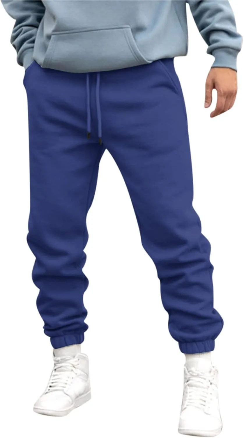Mens Workout Cargo Sweatpants Men Big and Tall Mens Joggers Sweatpants Slim Fit Mens Athletic Jogger Pants Sweatpants