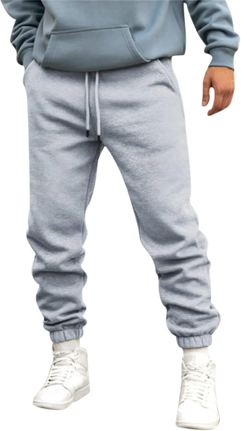 Mens Workout Cargo Sweatpants Men Big and Tall Mens Joggers Sweatpants Slim Fit Mens Athletic Jogger Pants Sweatpants