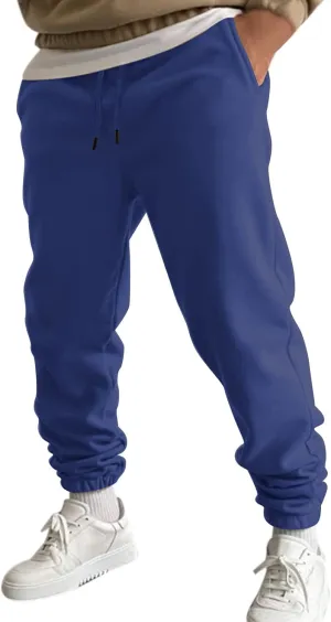 Mens Workout Cargo Sweatpants Men Big and Tall Mens Joggers Sweatpants Slim Fit Mens Athletic Jogger Pants Sweatpants
