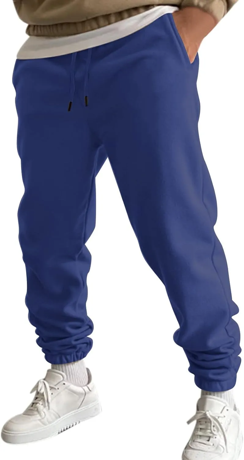 Mens Workout Cargo Sweatpants Men Big and Tall Mens Joggers Sweatpants Slim Fit Mens Athletic Jogger Pants Sweatpants