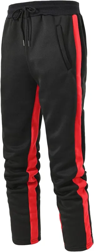 Mens Workout Cargo Sweatpants Sweatpants for Men Men's Loose Fit Fashion Solid Color Elastic Waist Long Pants Outdoor