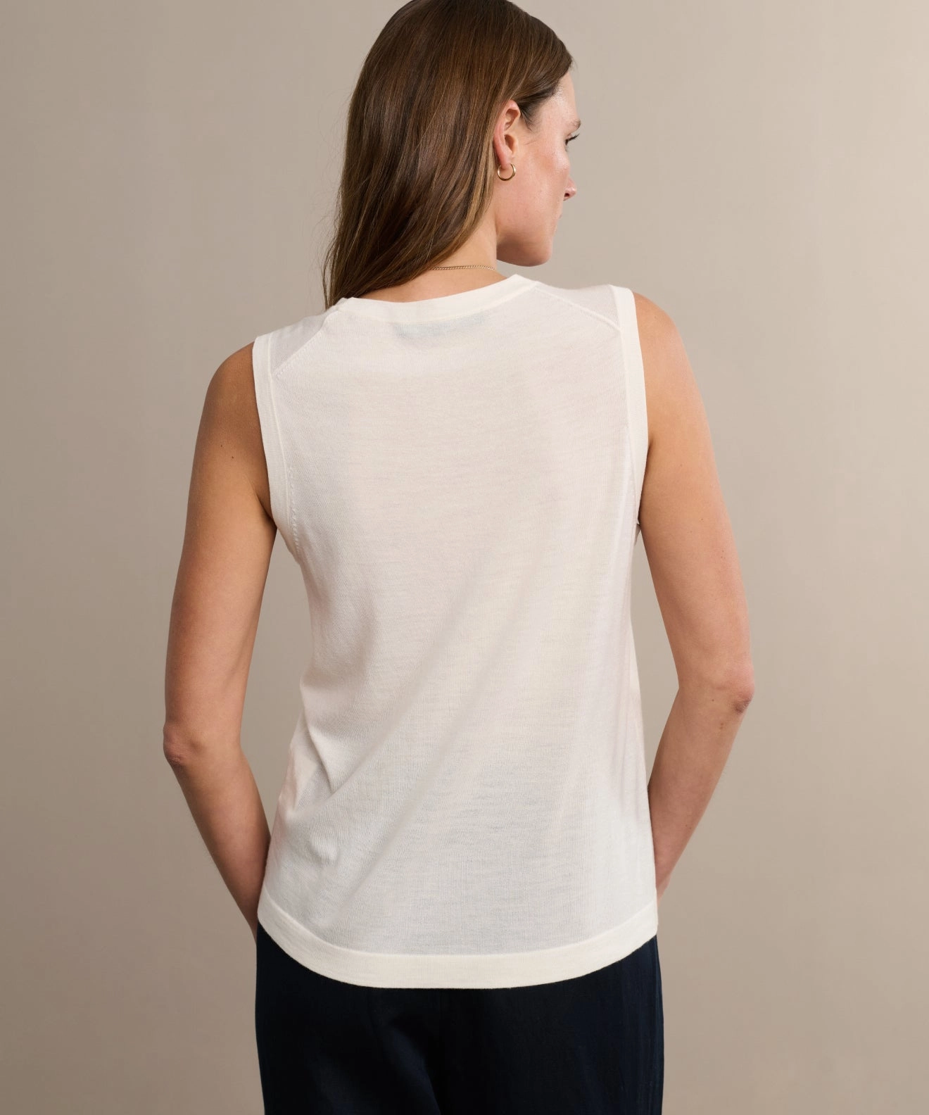 Merino Tank Tagless Neckline Design