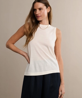 Heather Effect Finish Ethically Sourced Material Merino Tank