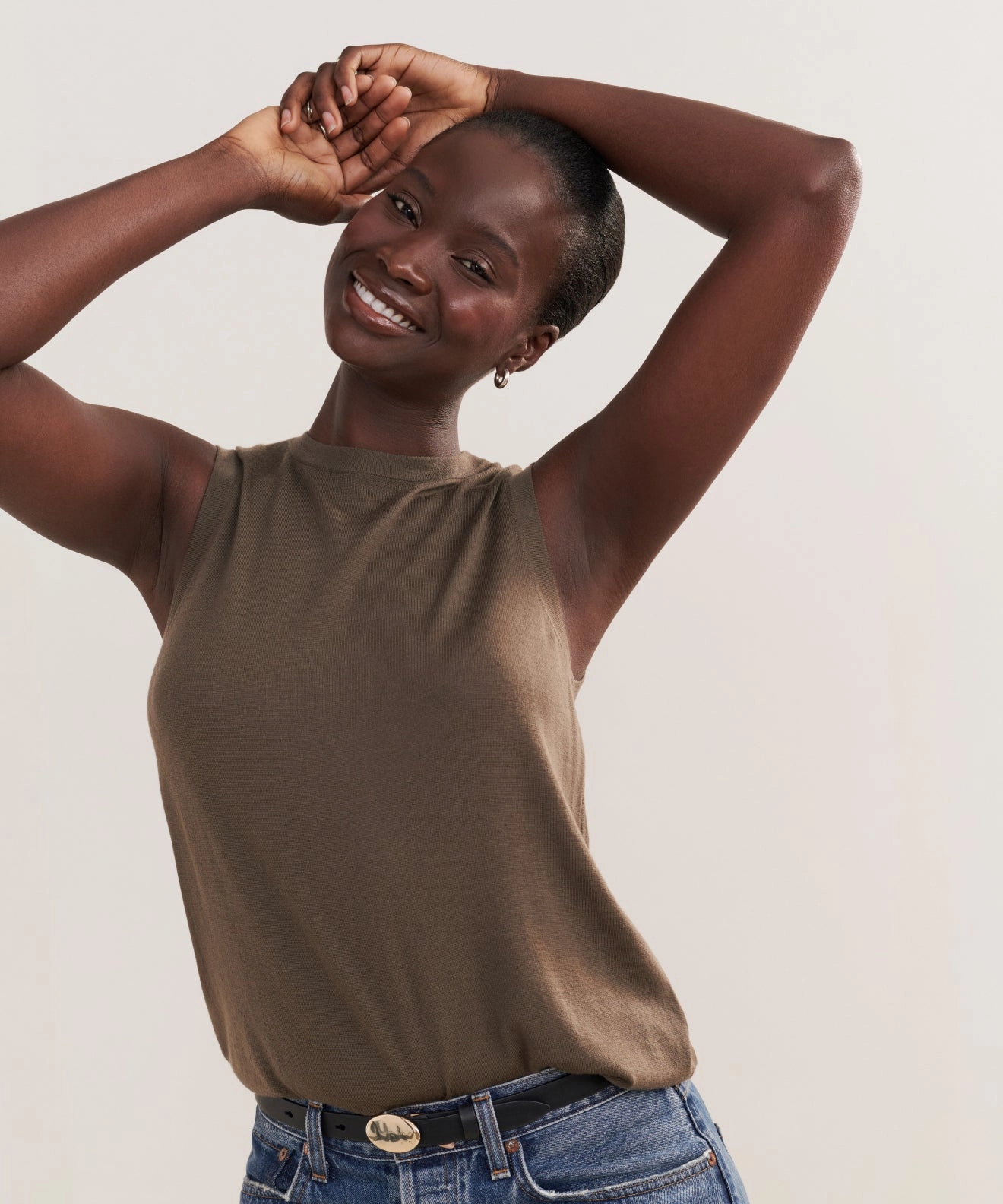 Lightweight Weave Eco Dye Process Merino Tank