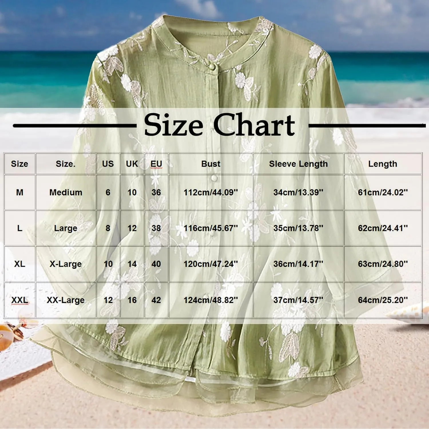 Mexican Shirts for Women Summer Embroidered Blouse Casual Short Sleeve Round Neck Top Cotton Linen Shirt