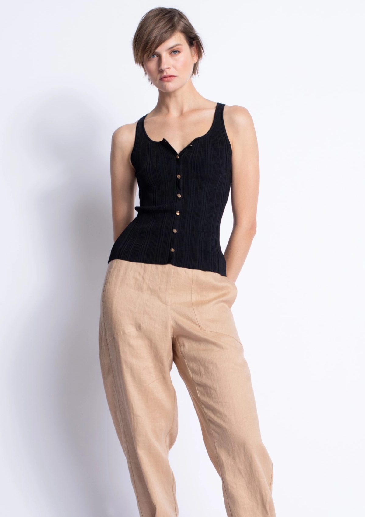 Reflective Safety Accents Mia Knit Top