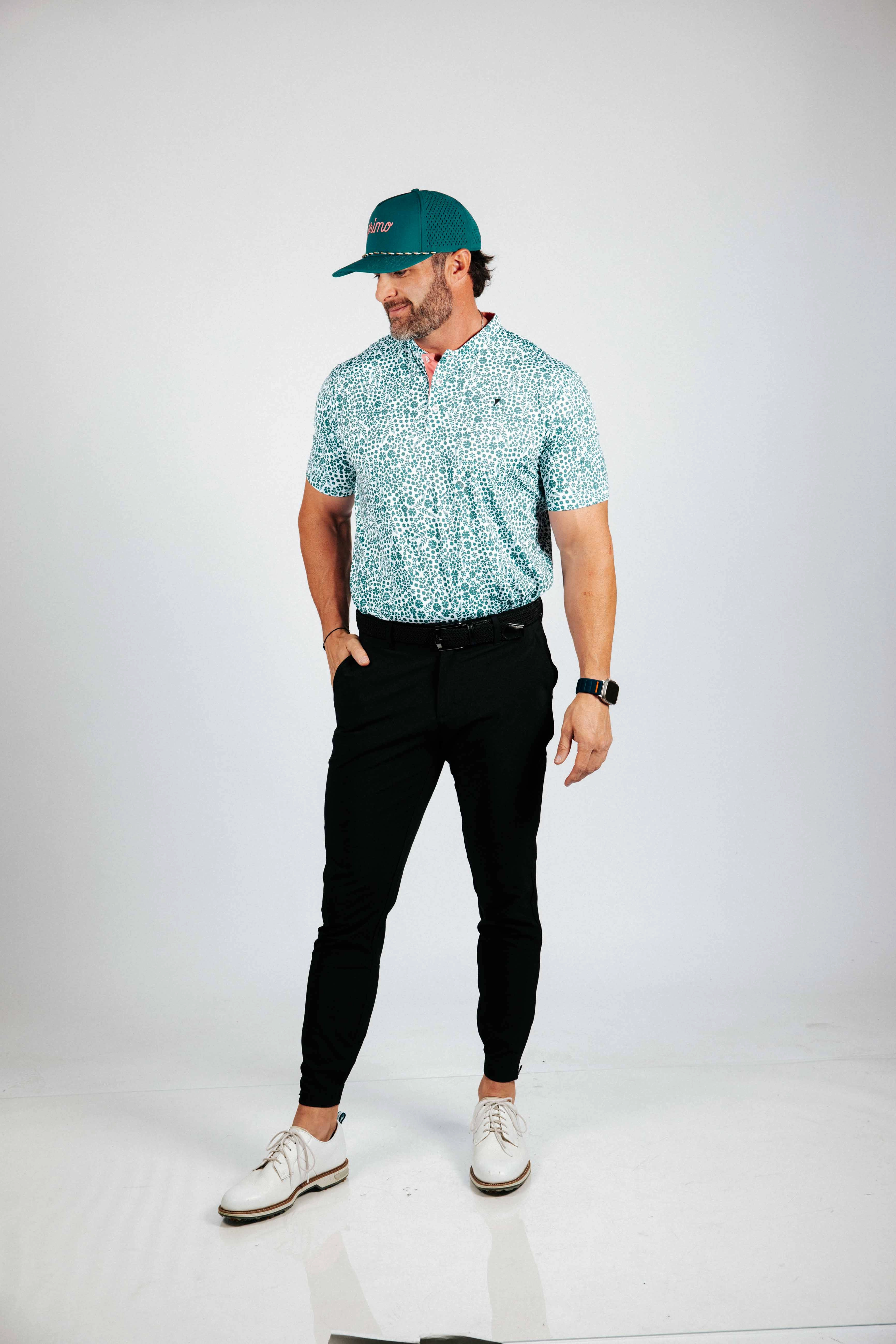 LowImpact Dye Process Microfloral Blade Polo