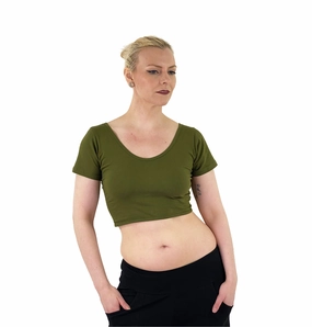 Tear Resistant Fiber Blend Everyday Comfort Raven Crop