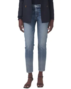 Mid Rise Ella Slim Crop Jean in Ascent
