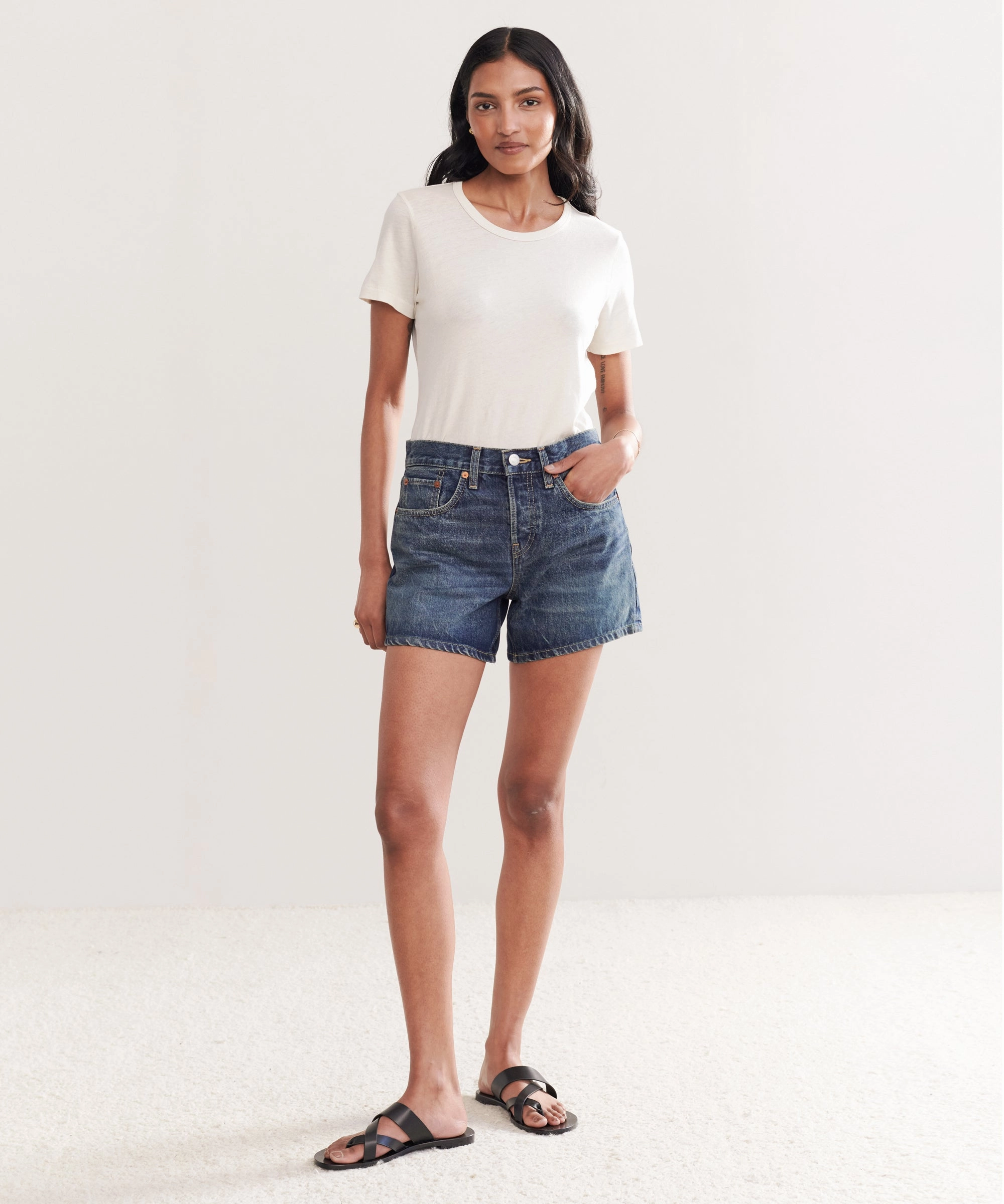 Perfect Movement Mid Rise Boy Short