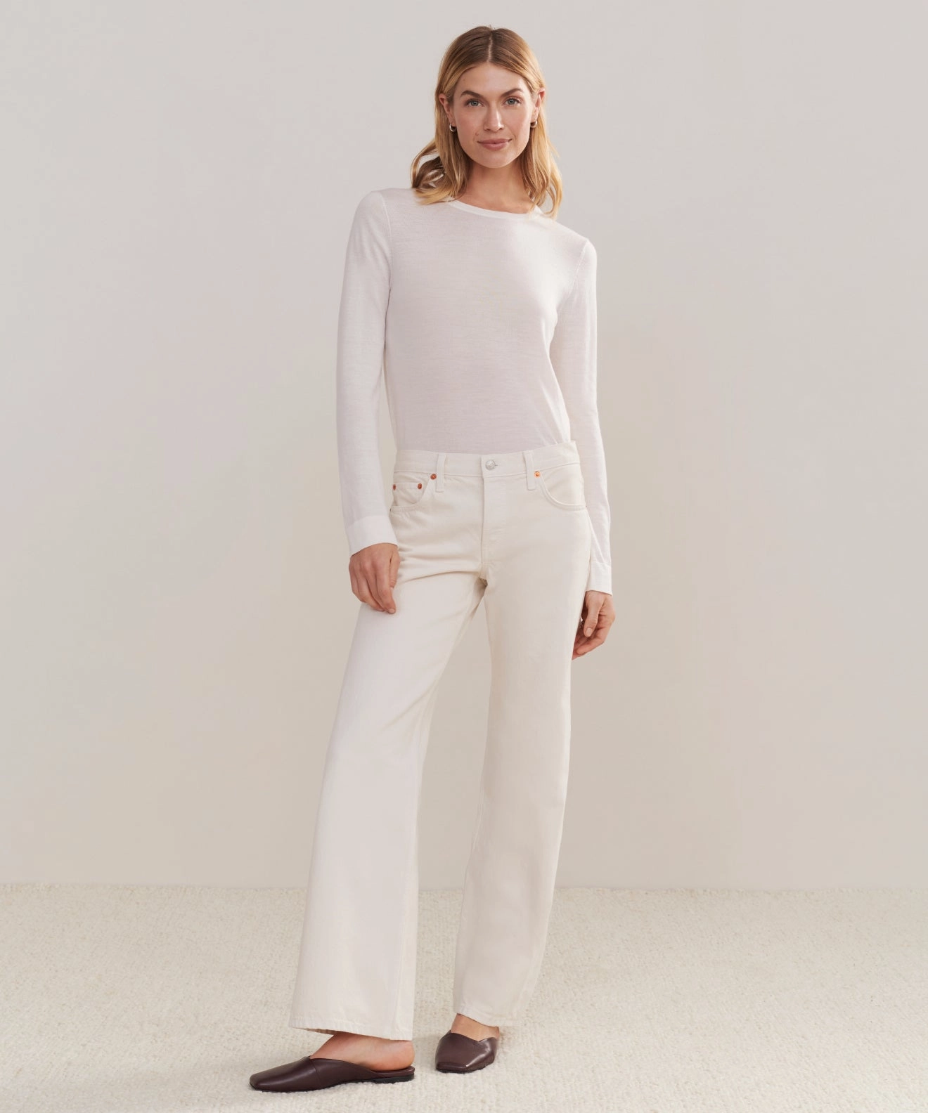 Mid Rise Wide Leg Active Comfort Wear