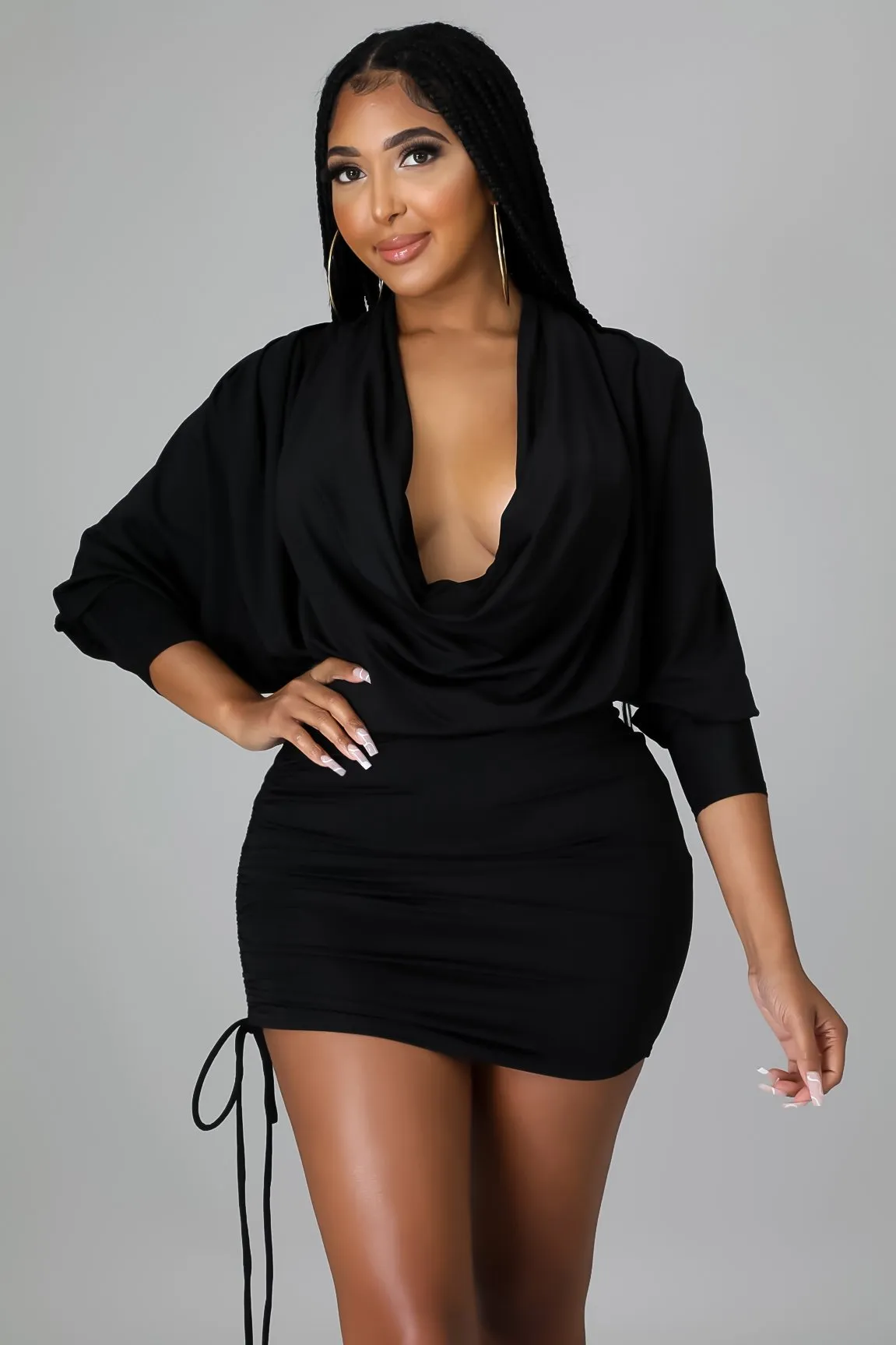 MIDNIGHT DRESS | BLK
