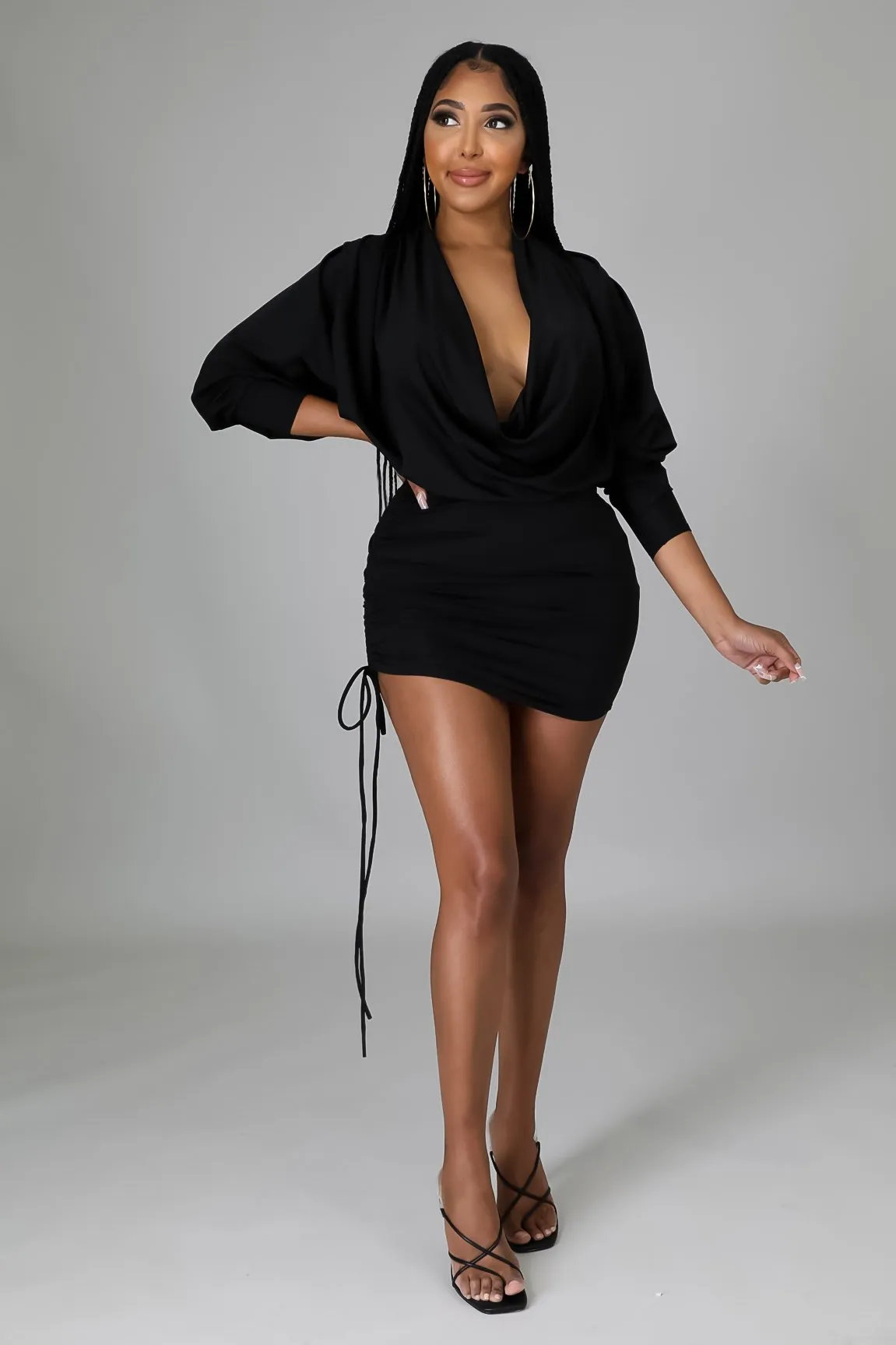 MIDNIGHT DRESS | BLK