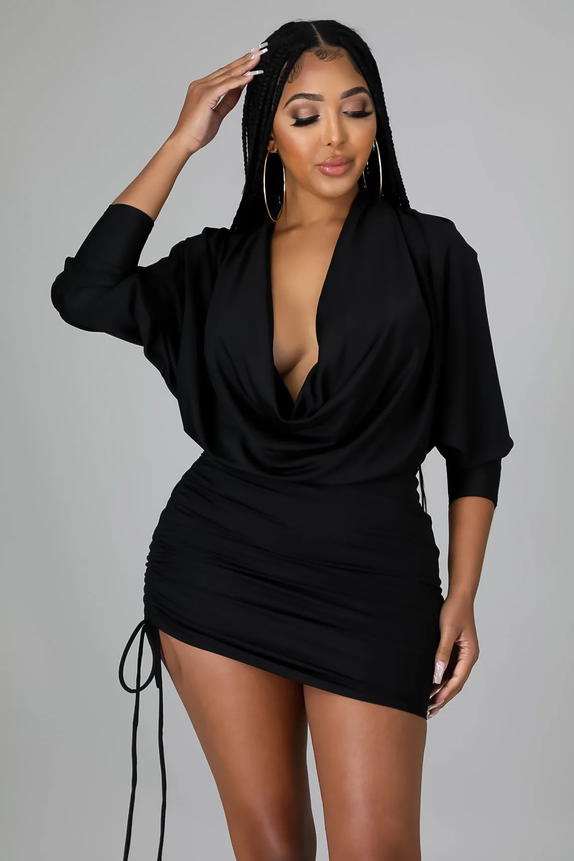 MIDNIGHT DRESS | BLK