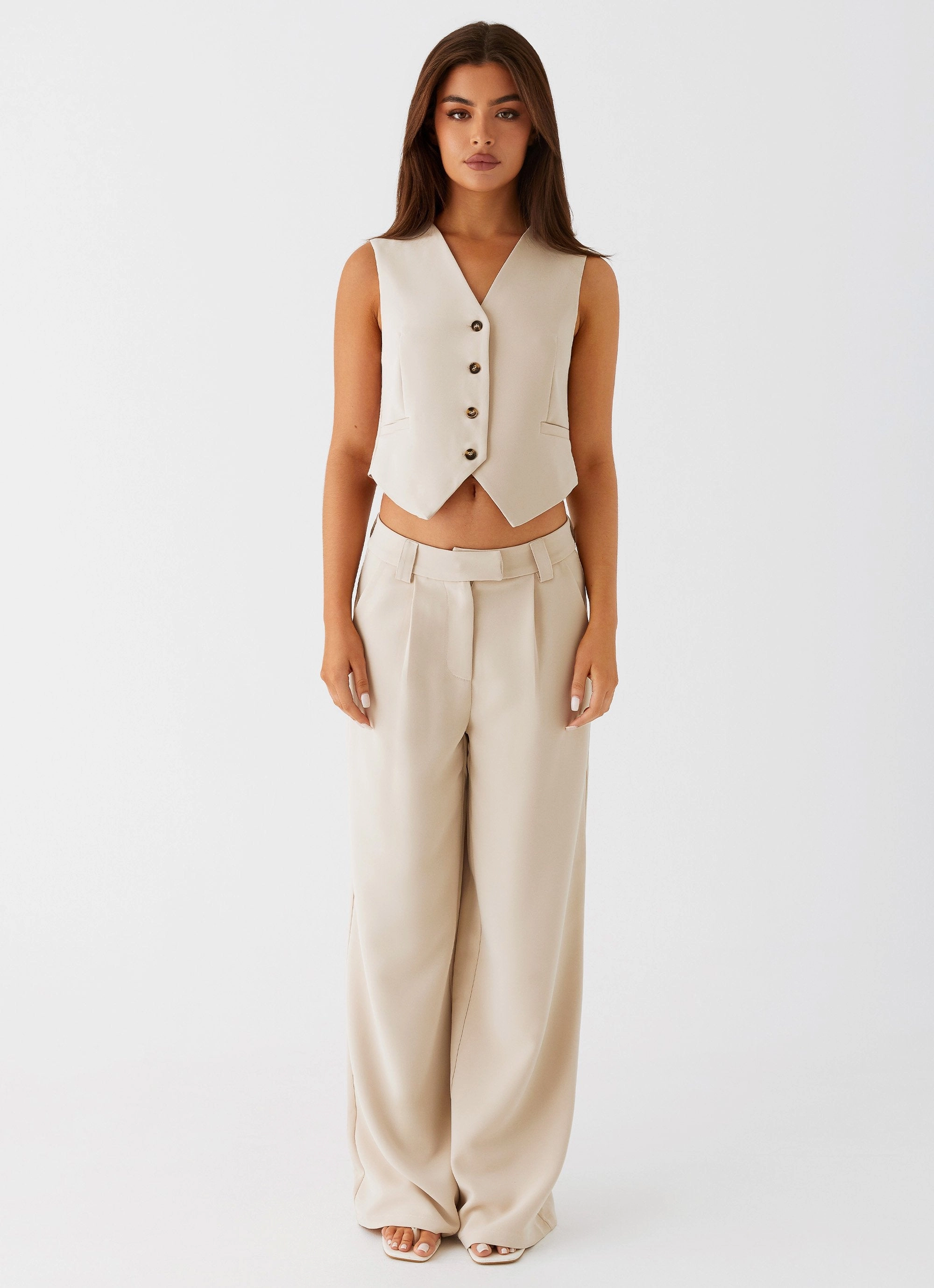 TaglessComfort All-Day Wear Midnight City Suit Pants - Beige