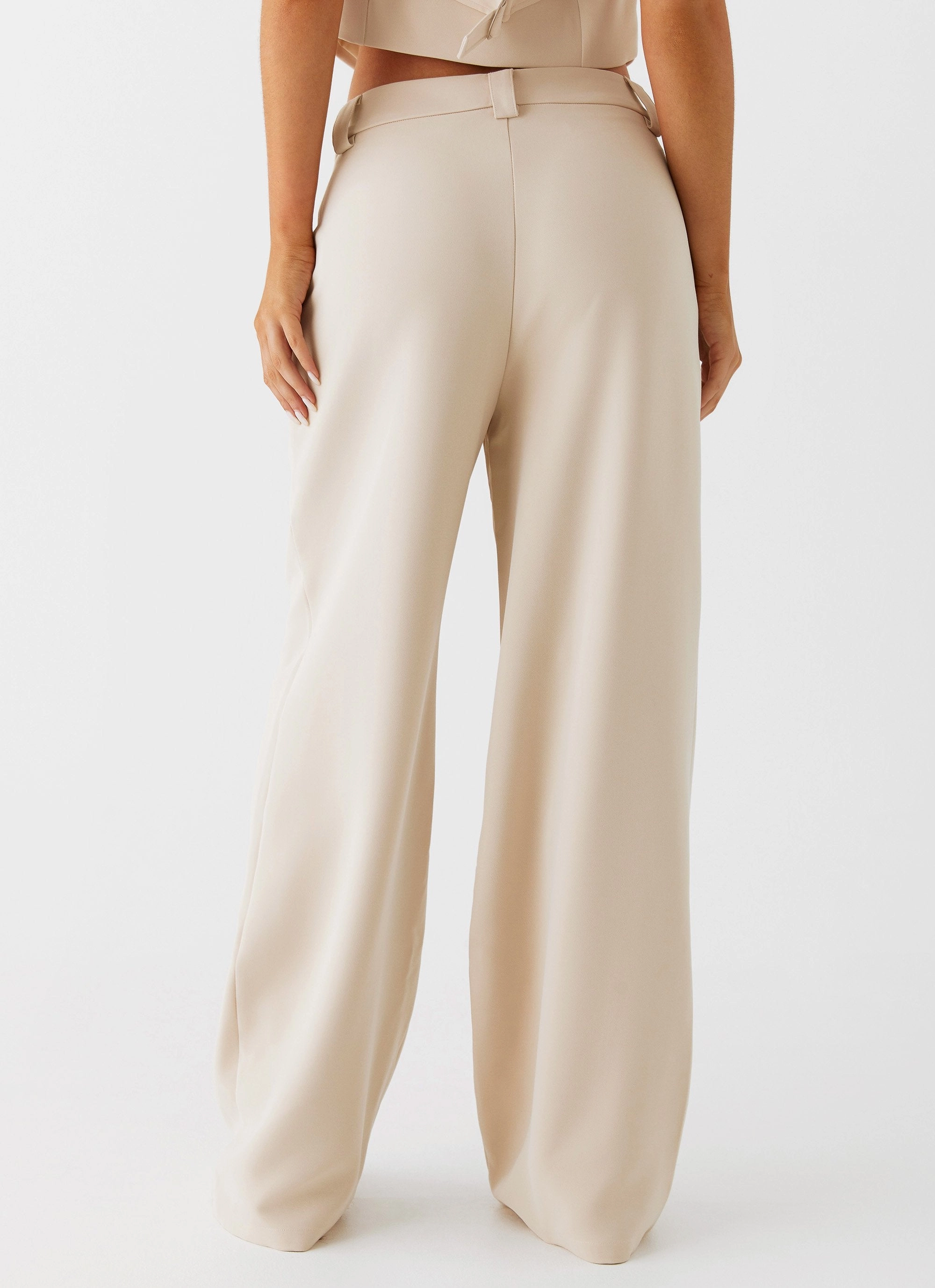 Zip-off legs Midnight City Suit Pants - Beige