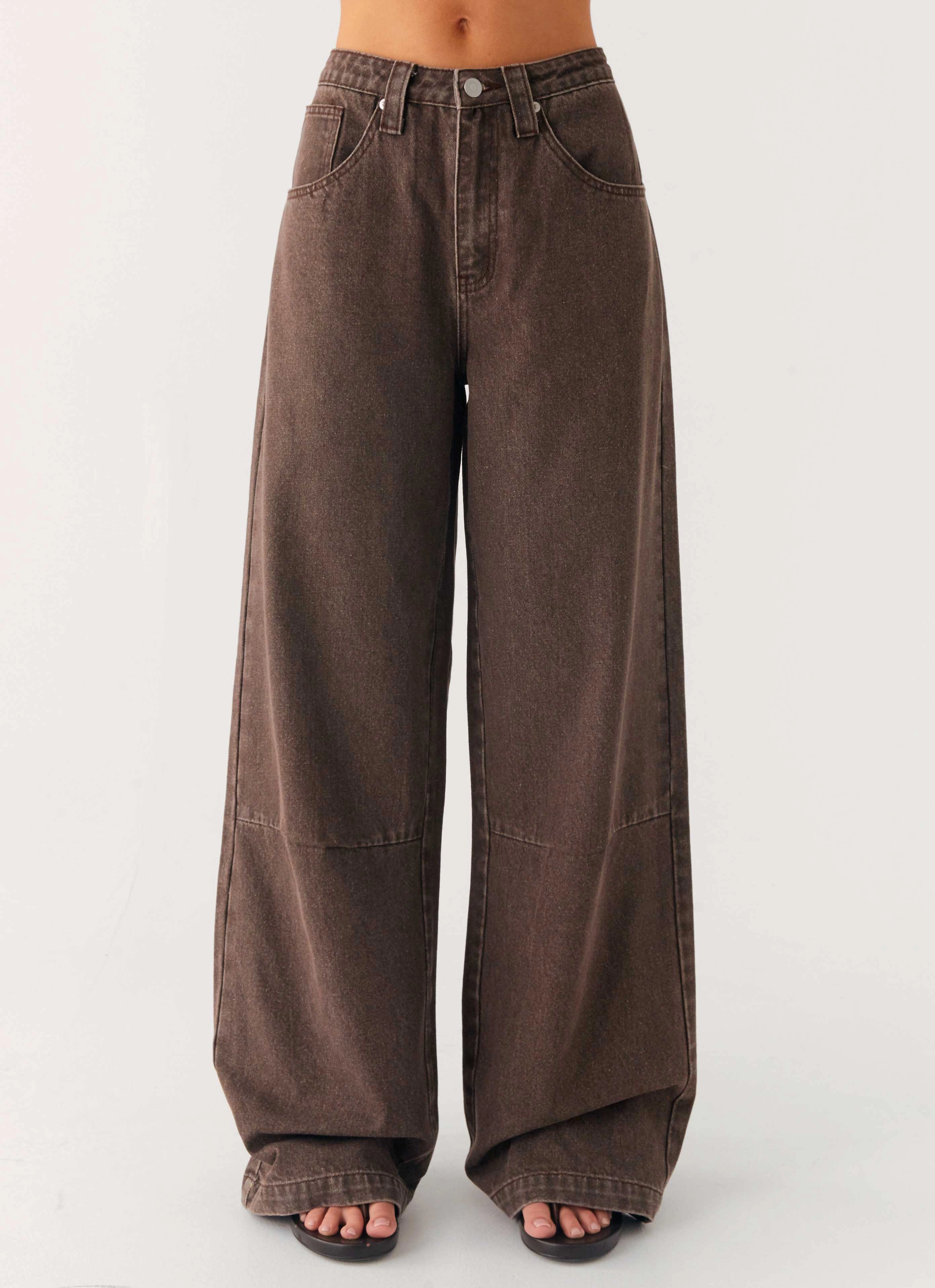 Midwest Low Rise Jeans - Light Wash Chocolate High Rise