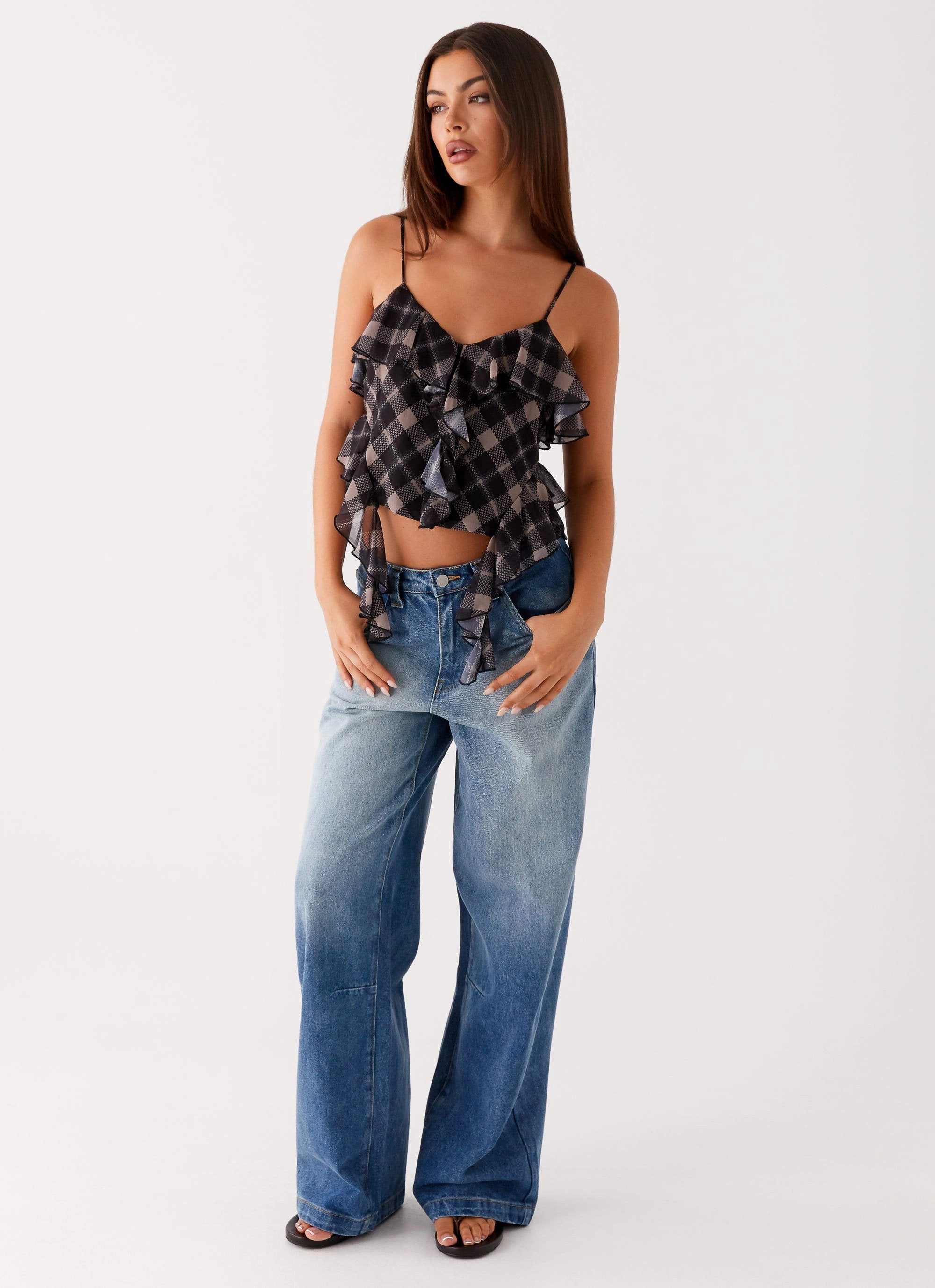 Fade Resistant Dye Daily Wear Midwest Low Rise Jeans - Powder Wash Blue