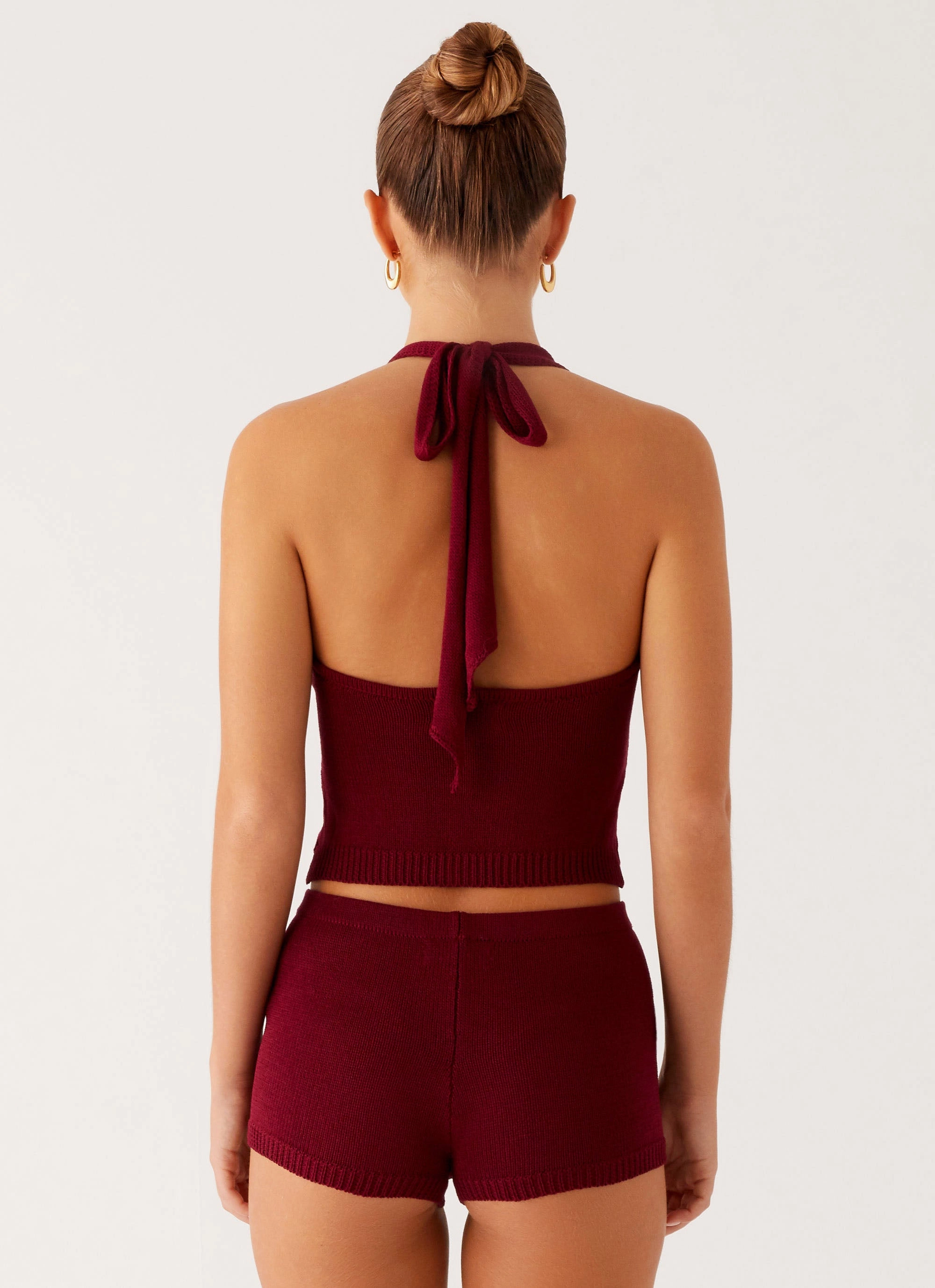 Miffy Mini Shorts - Maroon Relaxed fit wear