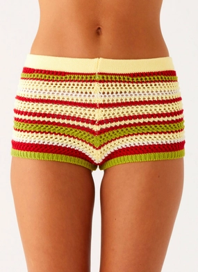 Miffy Mini Shorts - Yellow Multi Light Design