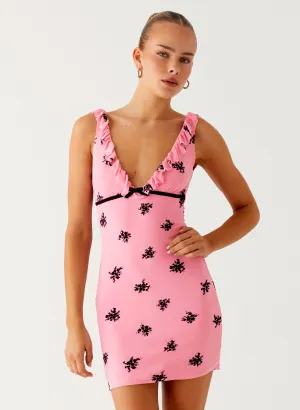 Milena Cami Mini Dress - Pink Smart Pairing Comfort and Elegance
