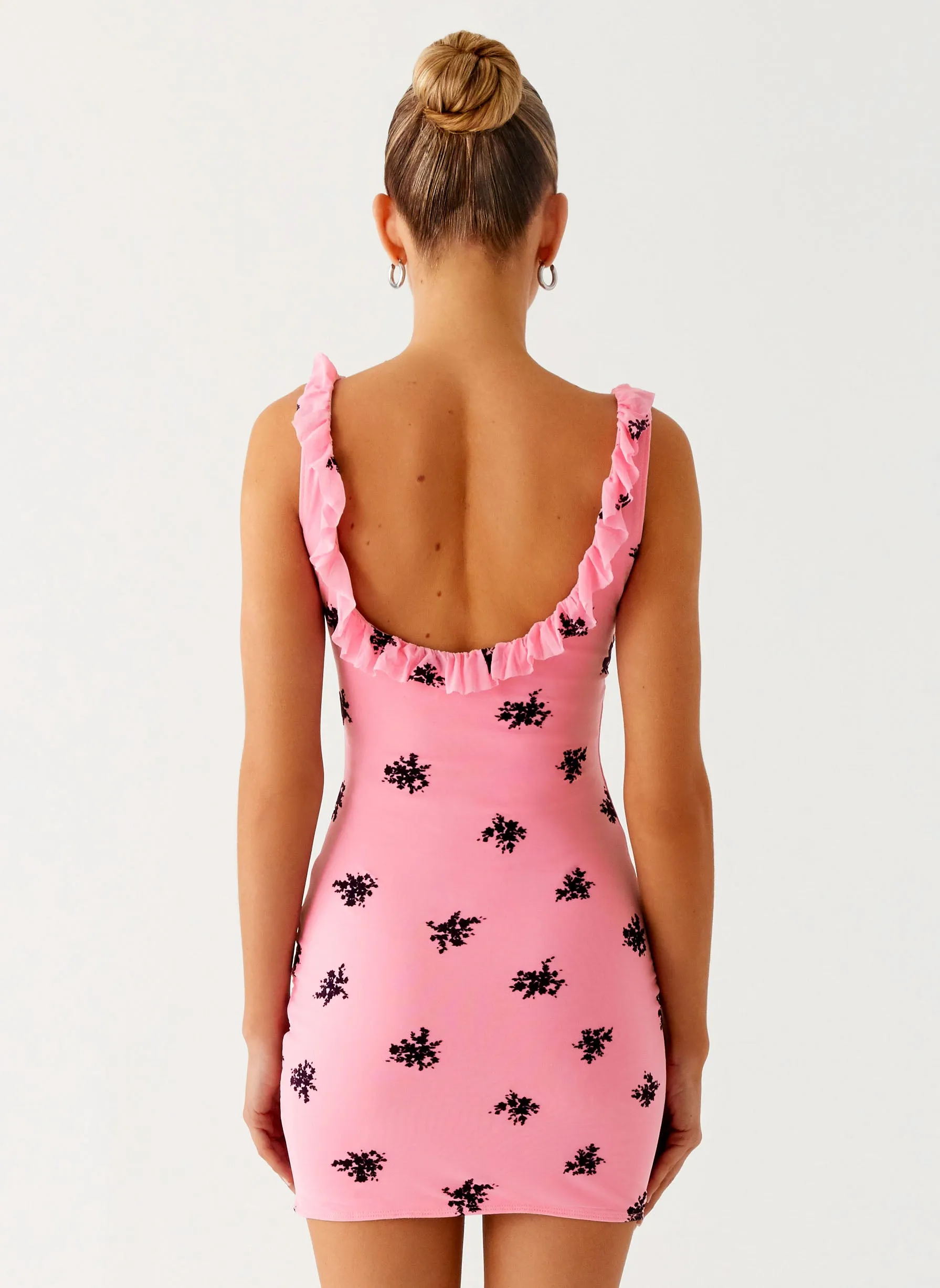 Milena Cami Mini Dress - Pink understated look New Spirit