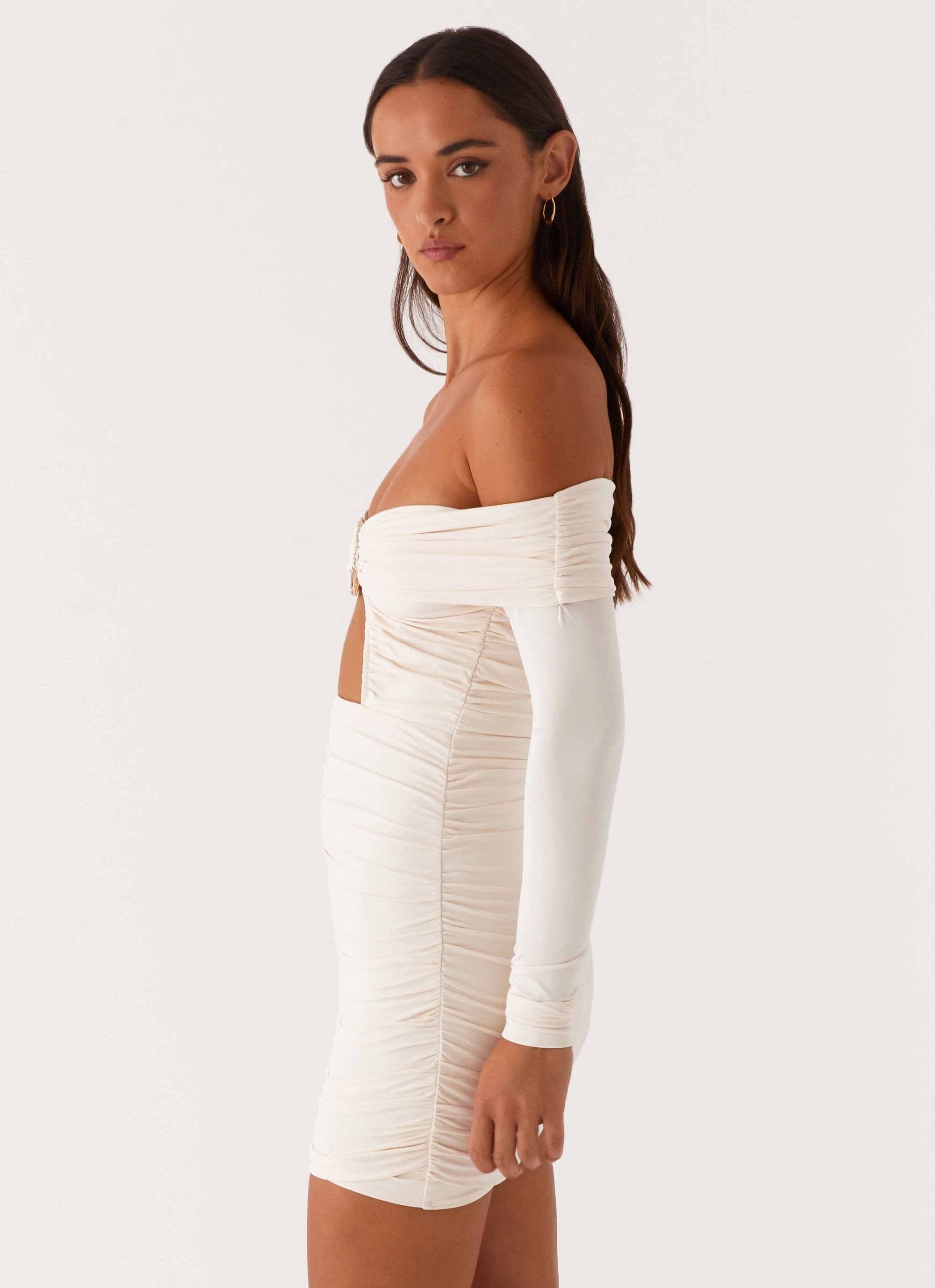Millie Mini Dress - Ivory EcoFriendlyDye