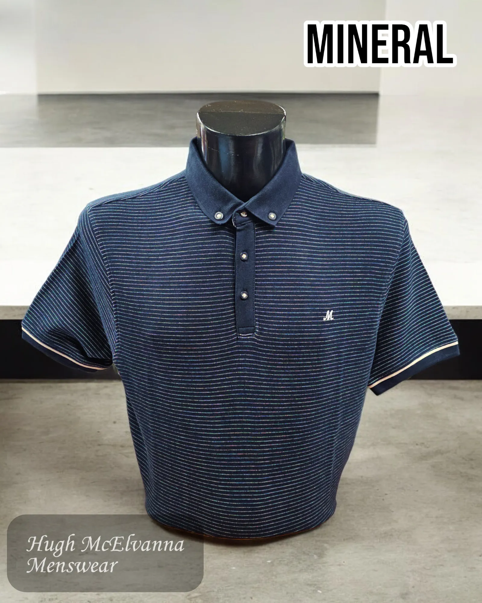 MINERAL 'KRAKEN' Polo T-Shirt - 3 Colour Options