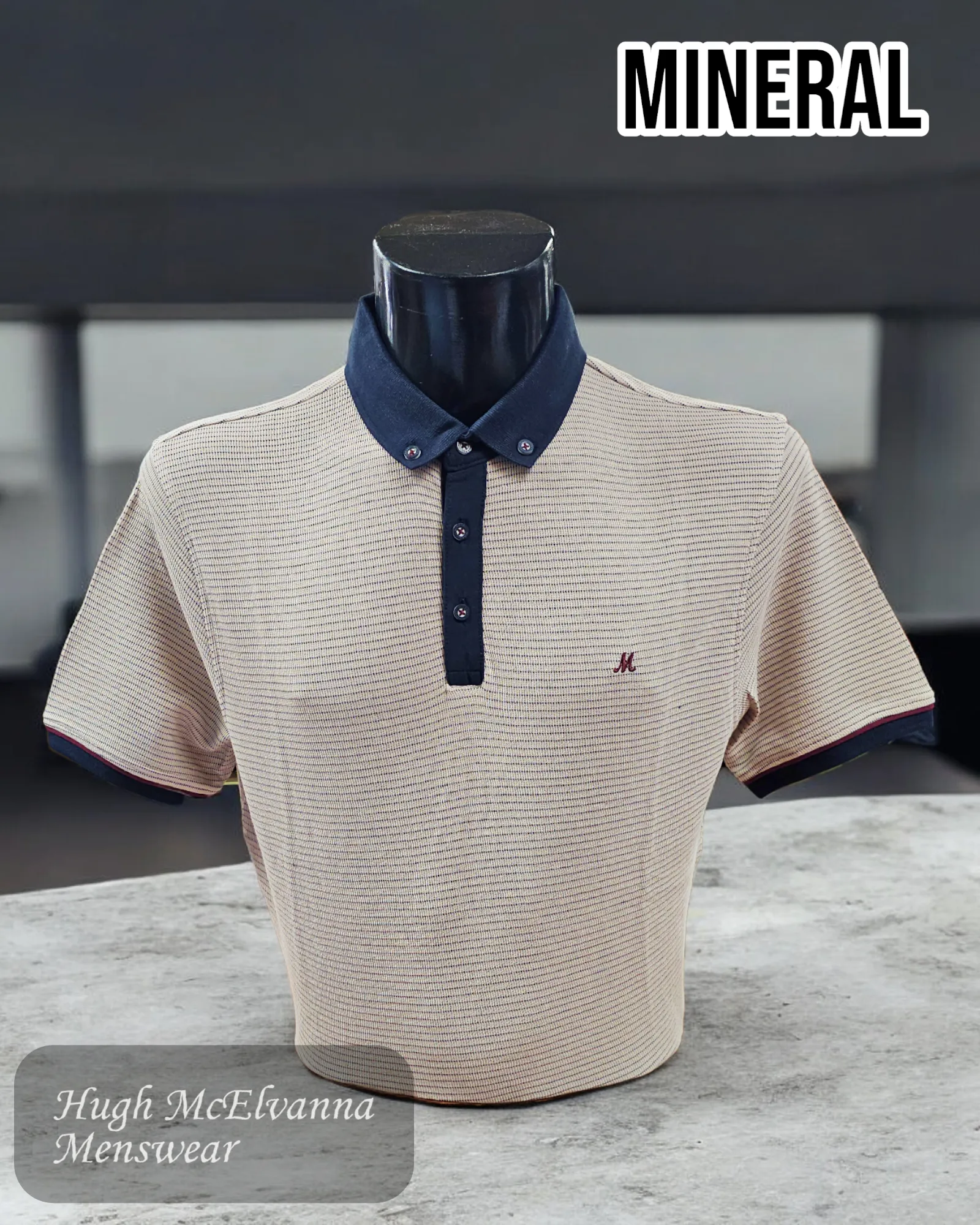 MINERAL 'KRAKEN' Polo T-Shirt - 3 Colour Options