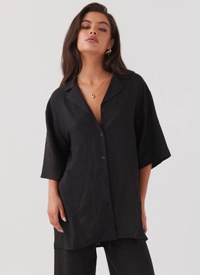 The Good Days Shirt - Black Modular Layering