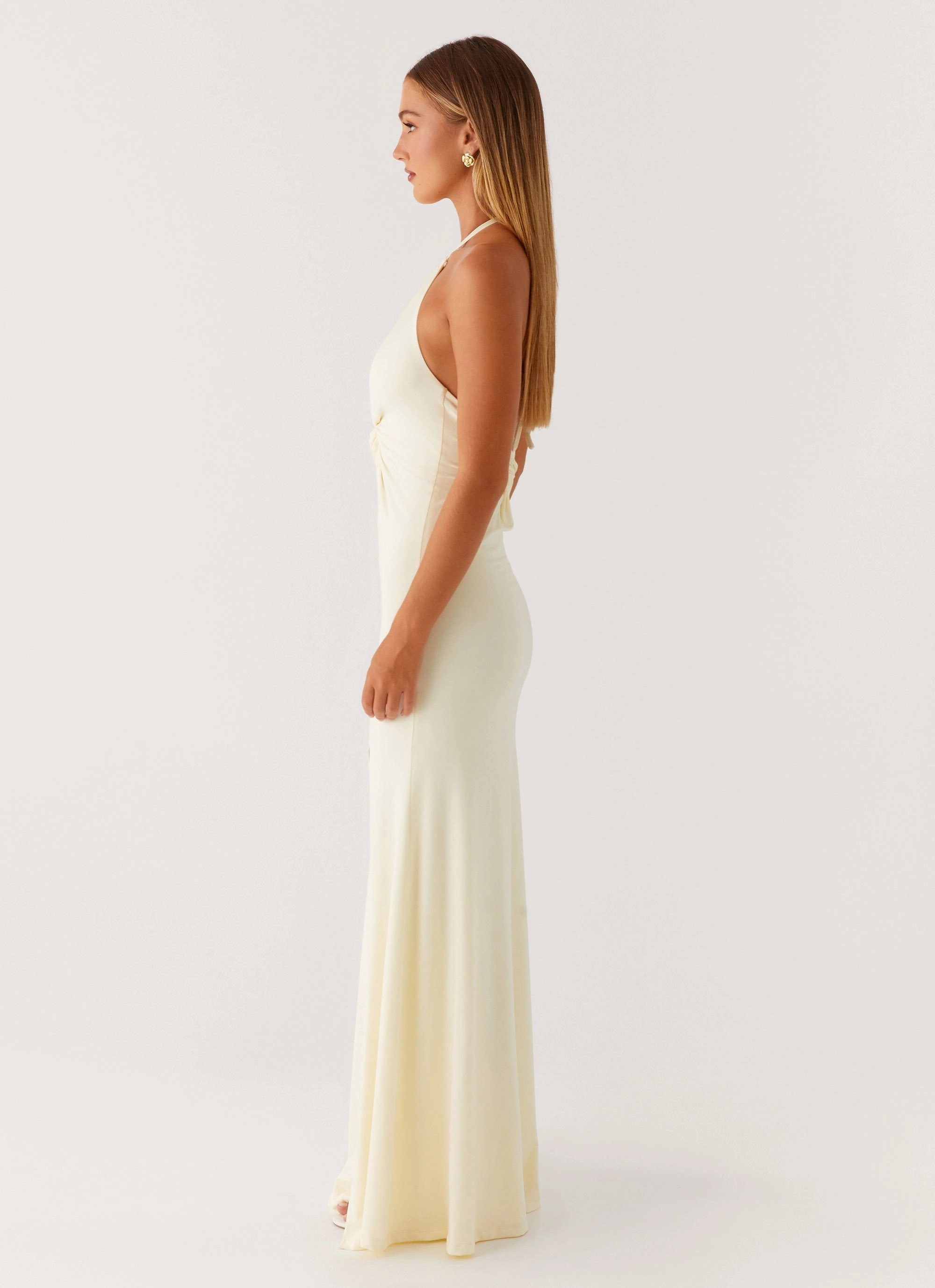 Just In Time Maxi Dress - Yellow Natural Wrap