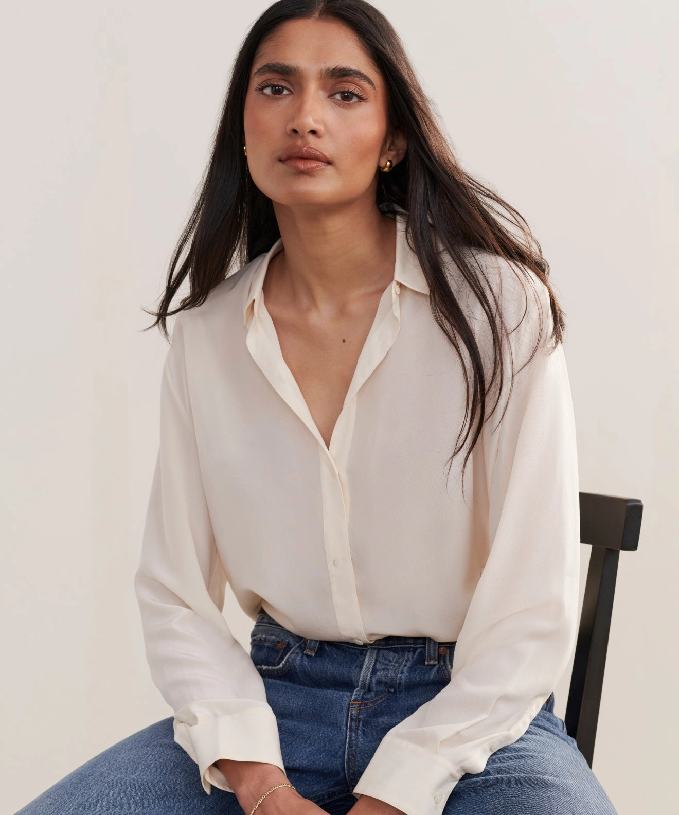 Quick-Dry Silk Violette Shirt