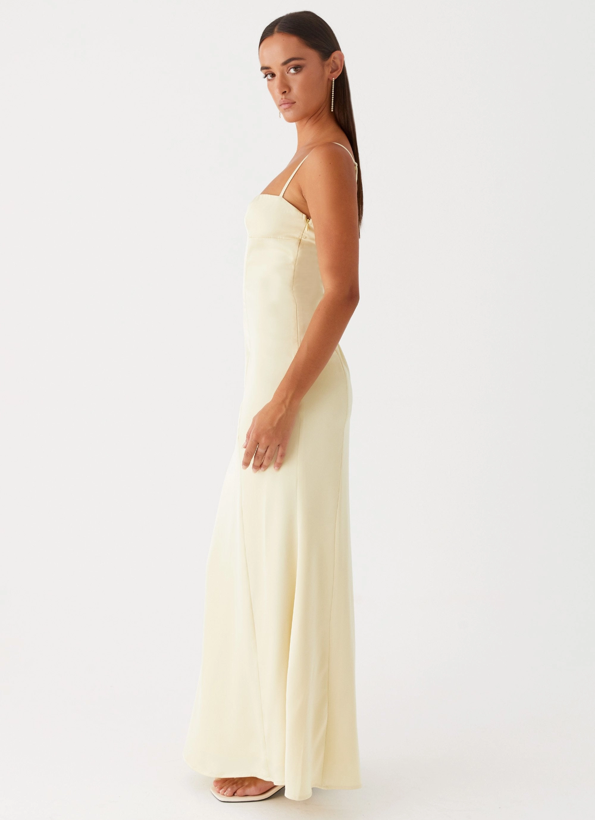 Perfect Fit Miss Bloom Maxi Dress - Lemon
