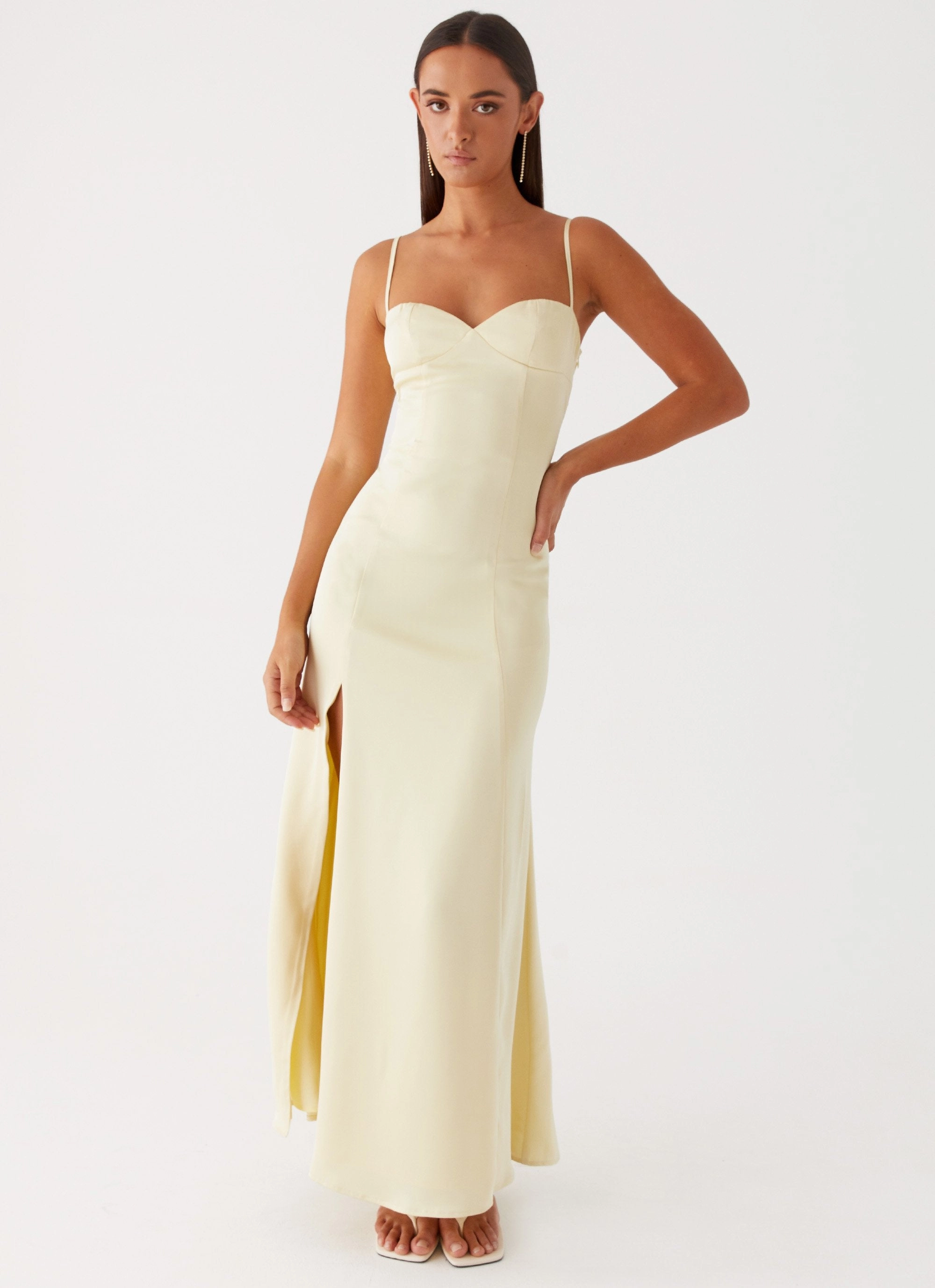 Miss Bloom Maxi Dress - Lemon boho vibe