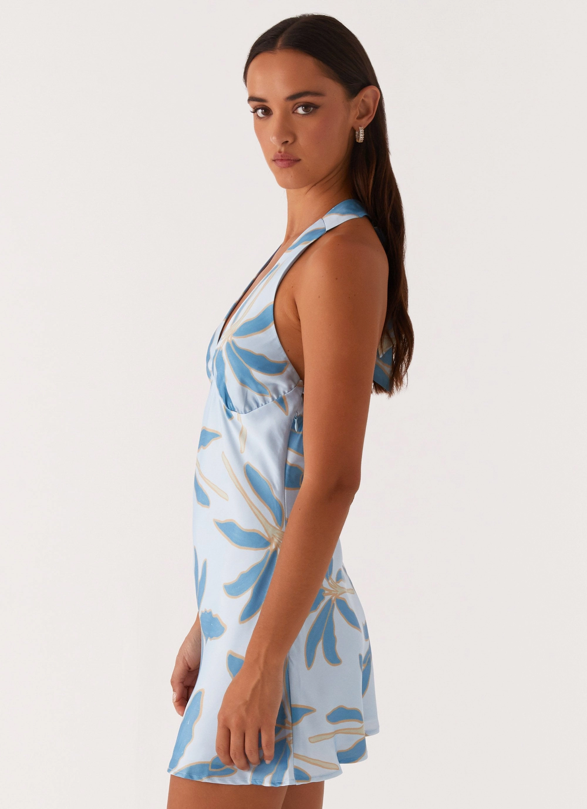 Miss Summer Mini Dress - Opulent Blue Unisex Option