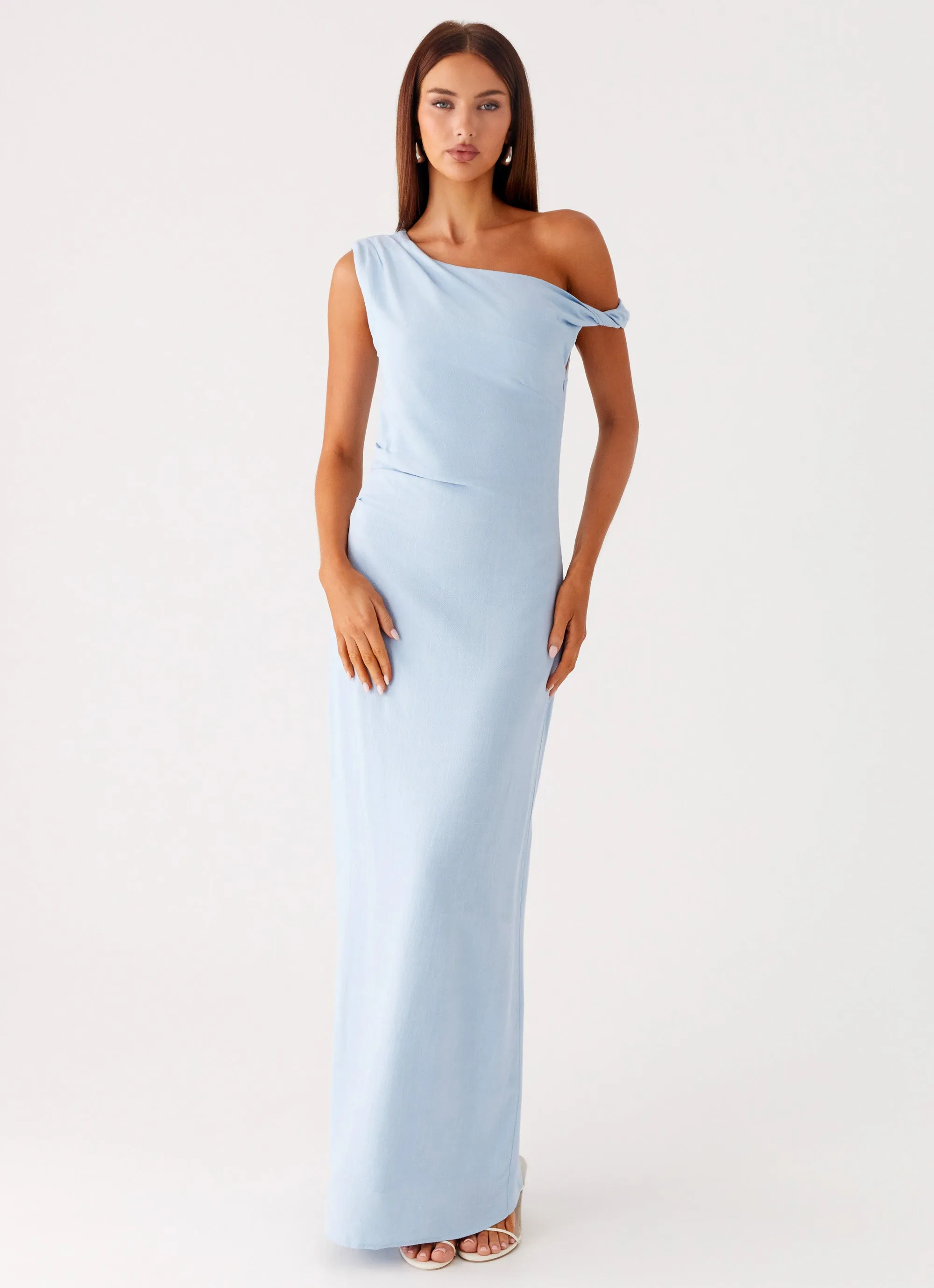 Mckenna Maxi Dress - Blue Elegant formal piece All Season