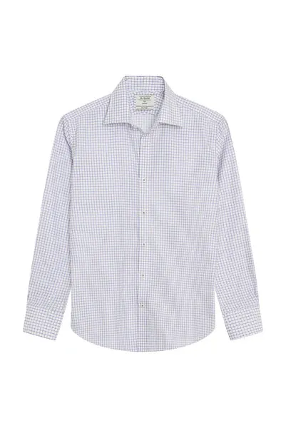 M.J. Bale - McGuinness Shirt - Check - White/Jacaranda