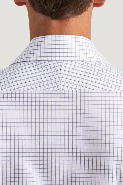 M.J. Bale - McGuinness Shirt - Check - White/Jacaranda