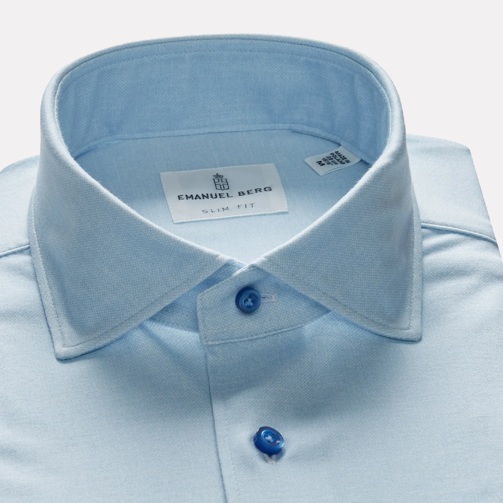 Modern 4Flex Stretch Knit Shirt / Light Blue