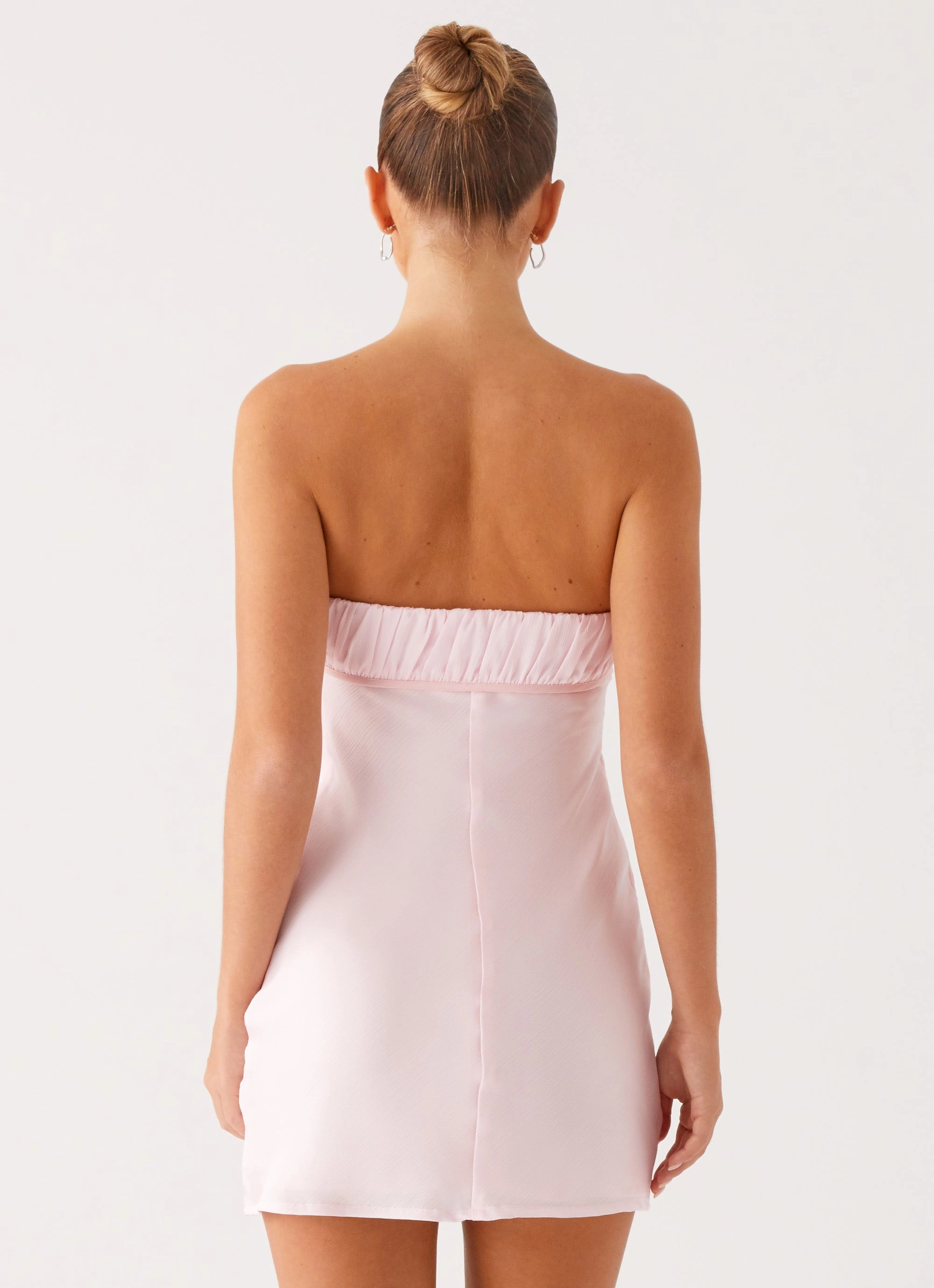 Evity Mini Dress - Pink Lightweight Feel Trendy Piece