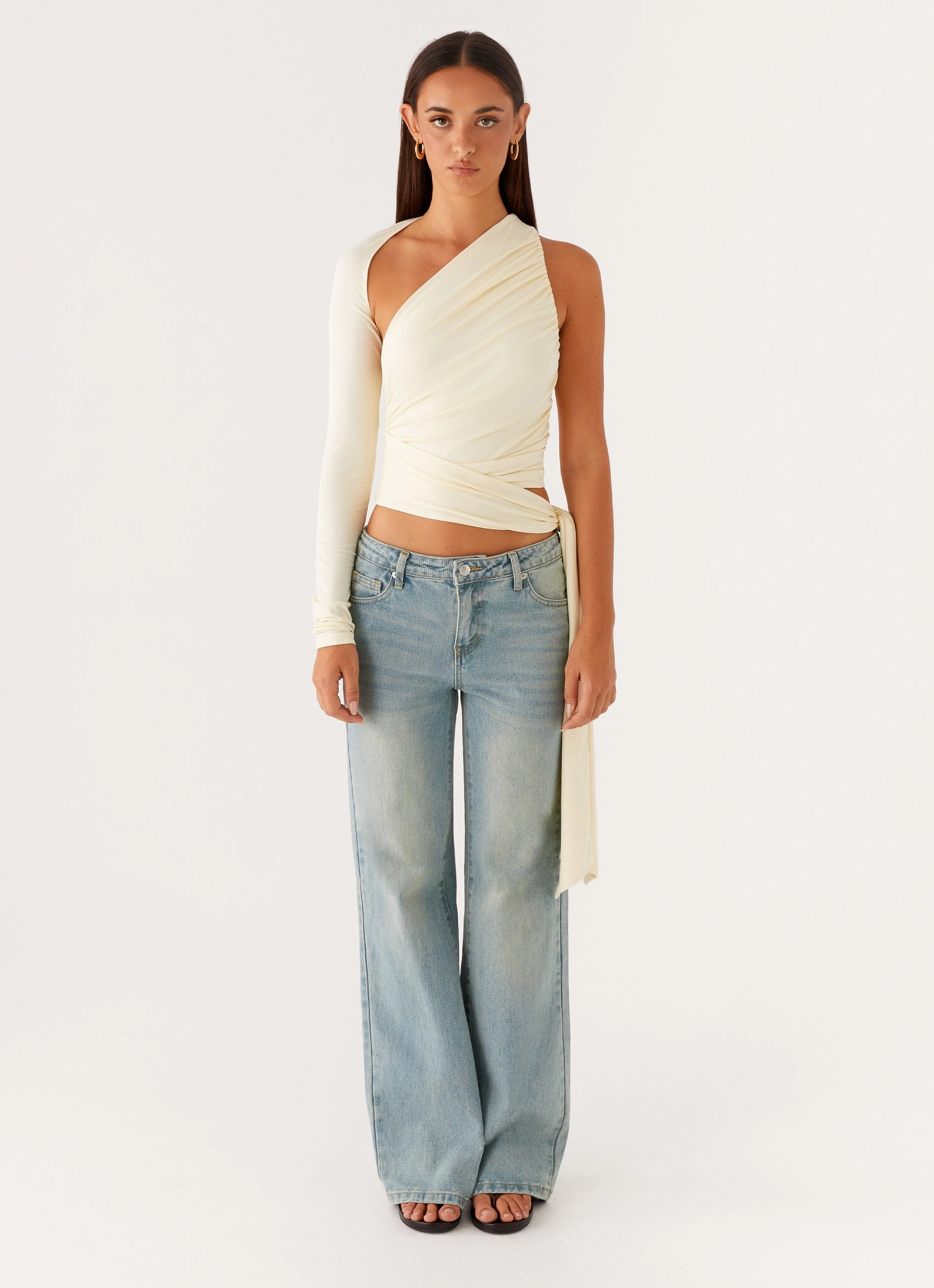 Merryn Top - Pale Yellow QuickDry AdjustableCuffSystem