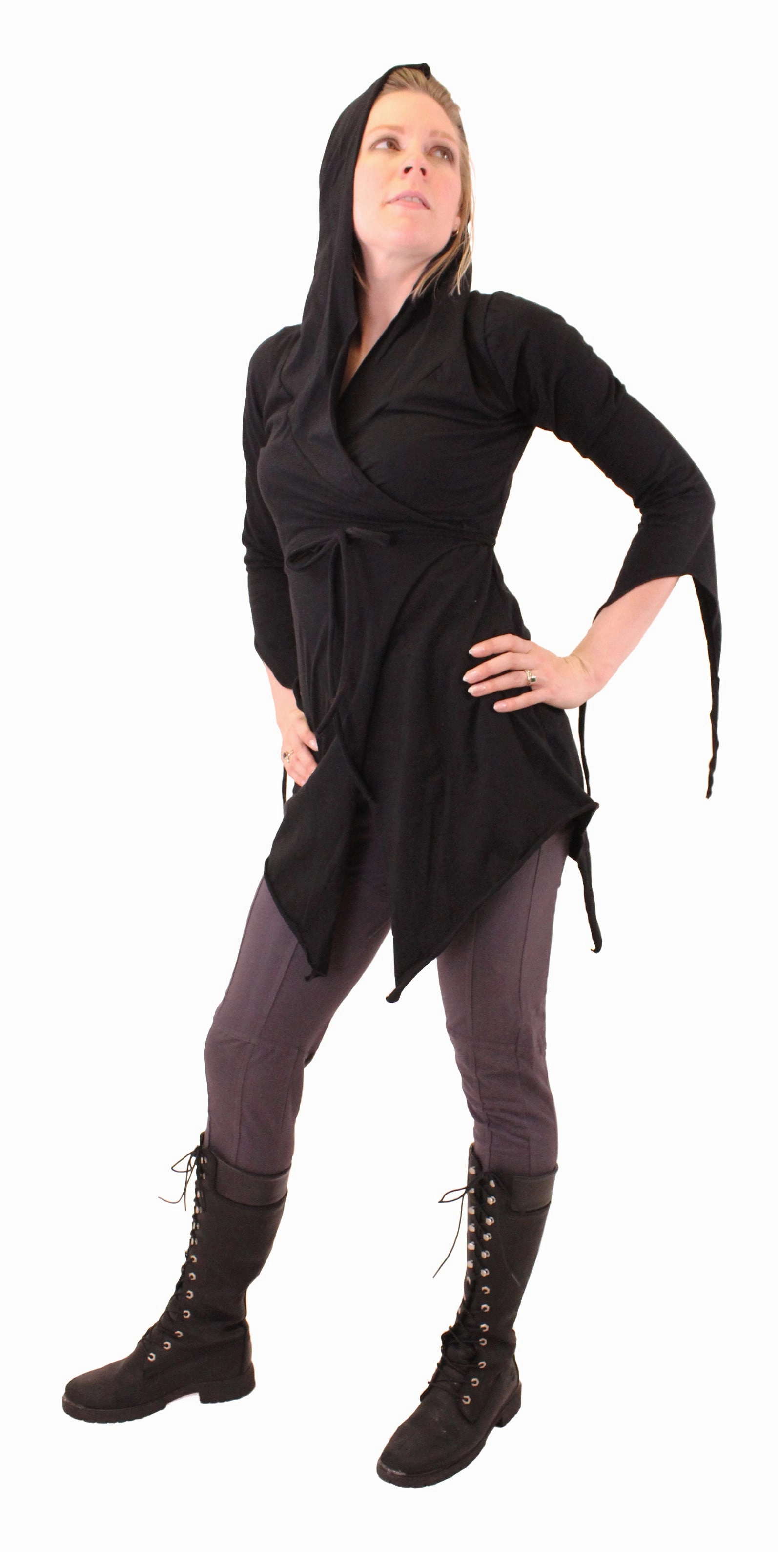 MoistureWicking Material WaterRepellent Coating Elven Wrap Top
