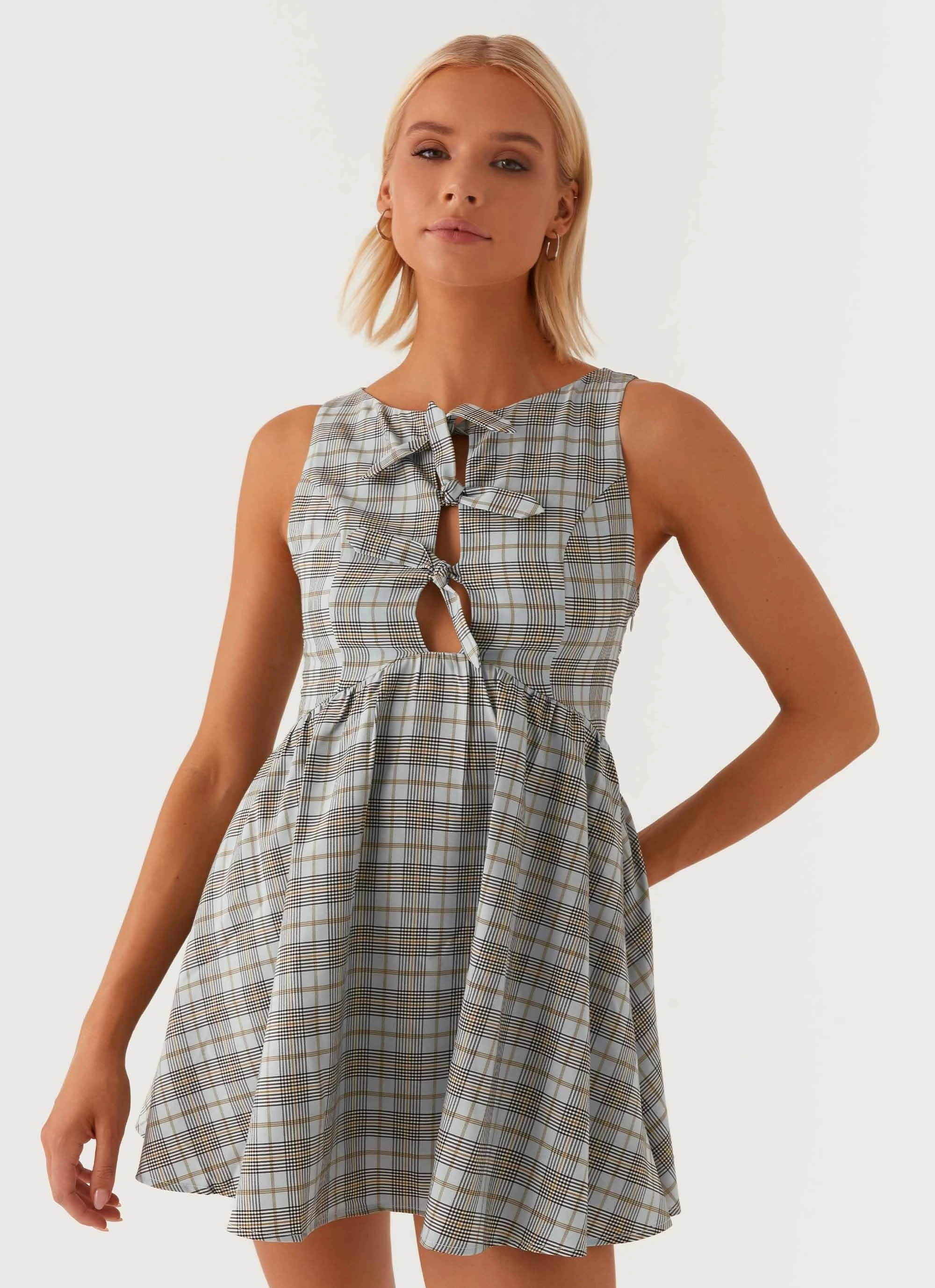 Soft Outfit Steffie Mini Dress - Check