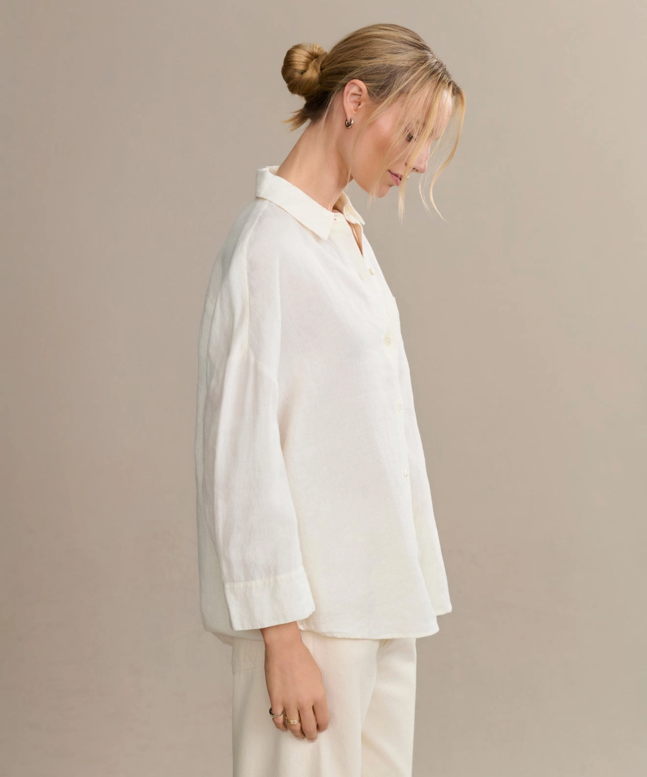 Tencel Blend Fabric Stylish Jacket Linen Logan Shirt