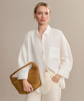 Summer Blouse OversizedFit Linen Logan Shirt