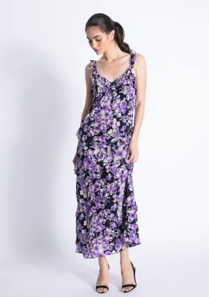 Montecarlo Print Maxi Dress Comfy Design Smooth silhouette